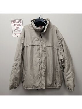 HARBOR BAY MENS TAN JACKET/COAT BIG AND TALL SZ 4 XLARGE TALL